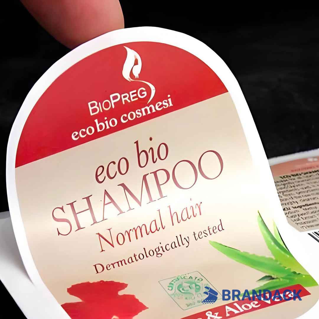 shampoo label sticker