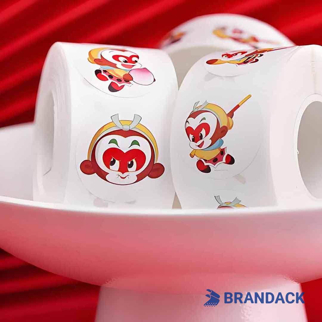 round sticker printing