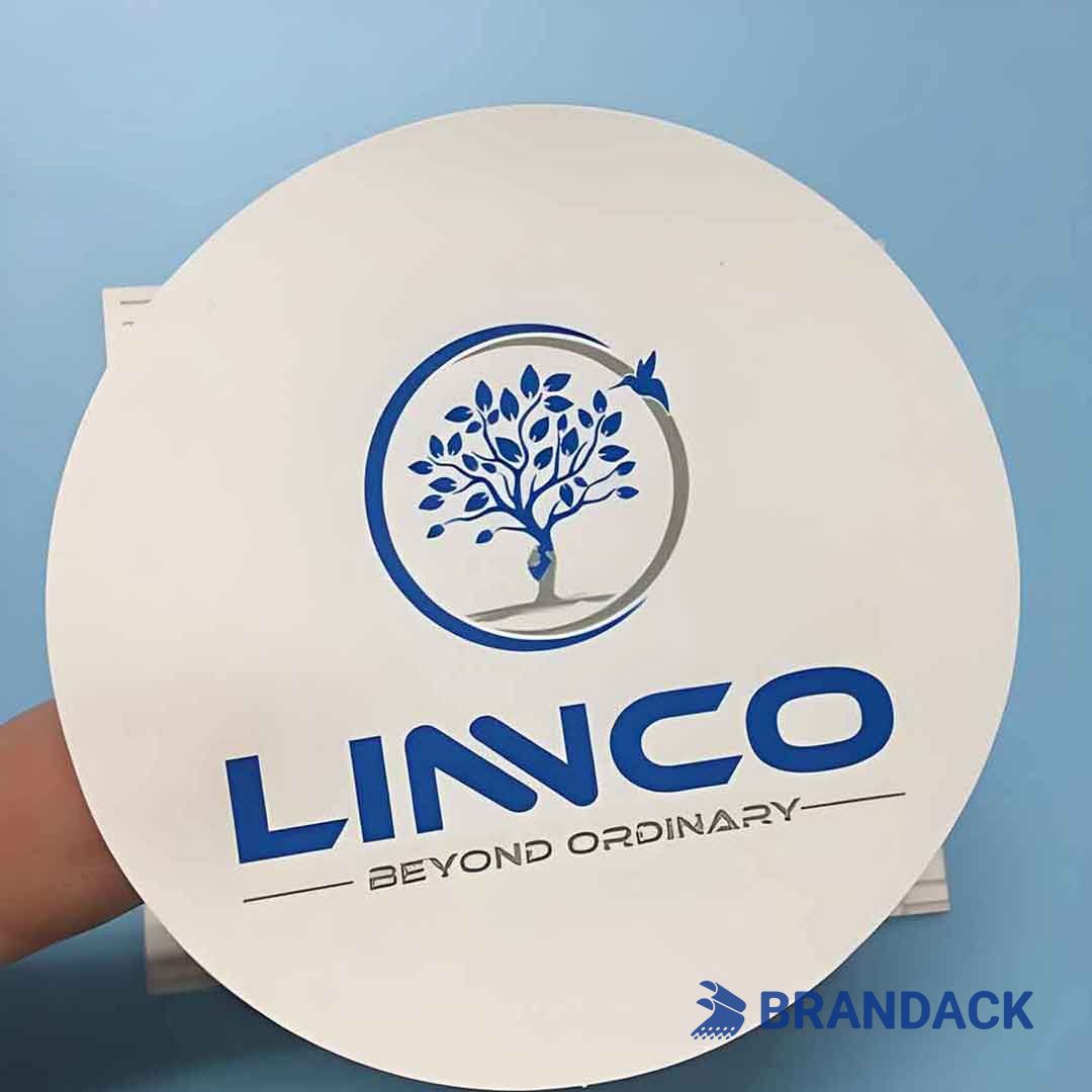 round sticker printing