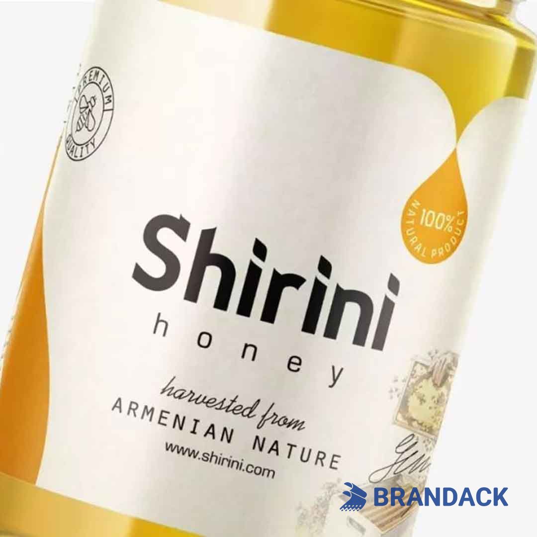 stickers on packaging