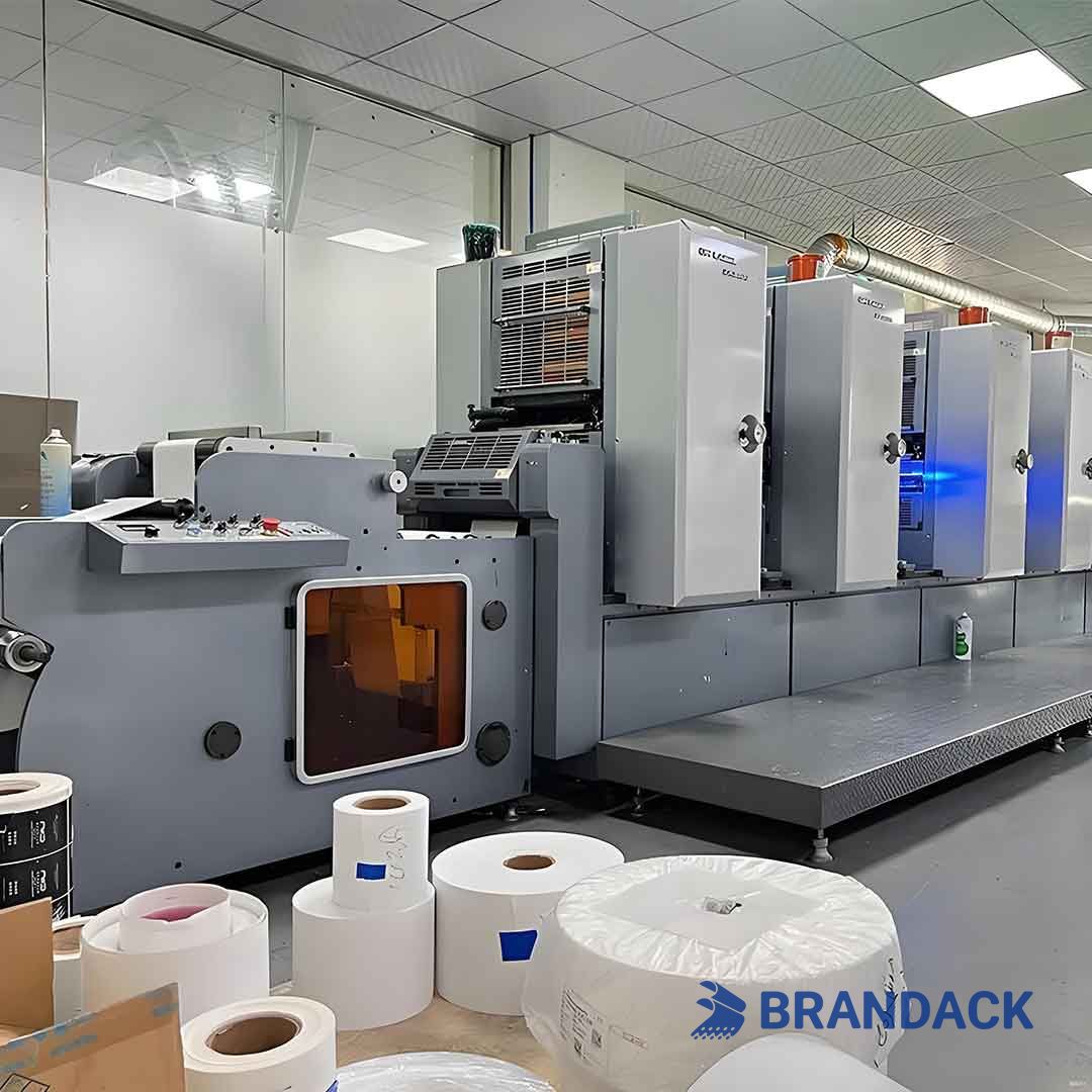 stickers on packaging