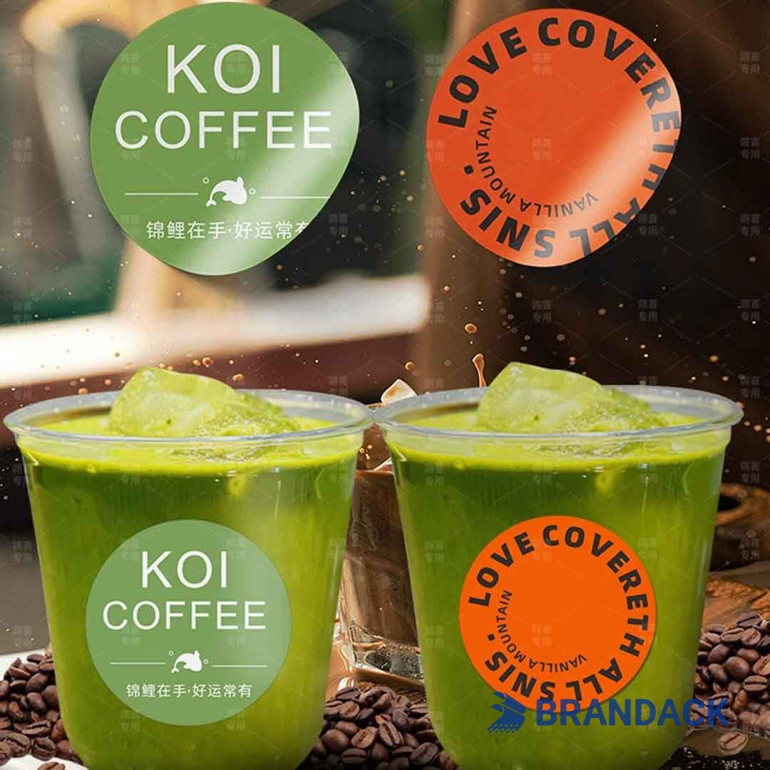 personalized round stickers