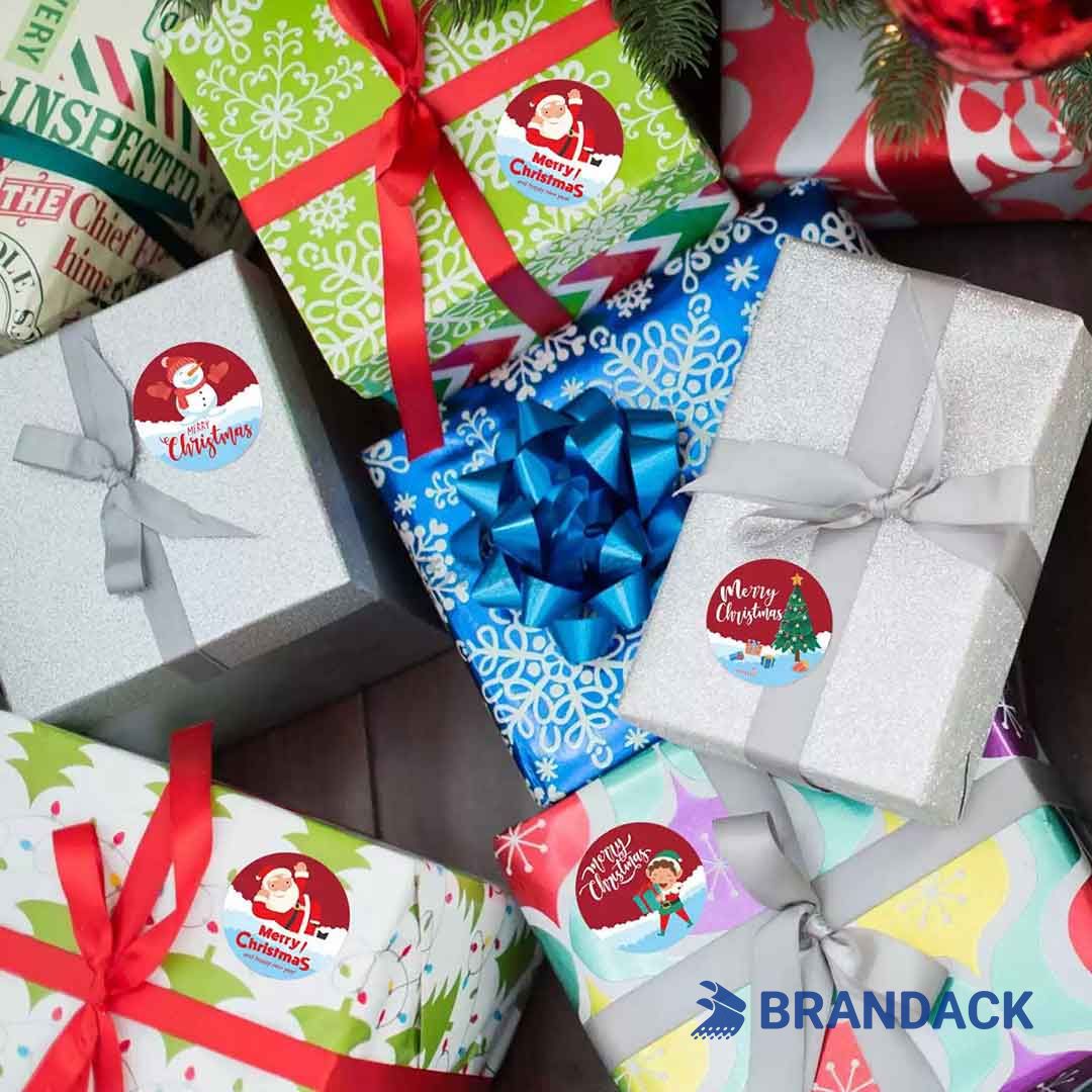 white round stickers