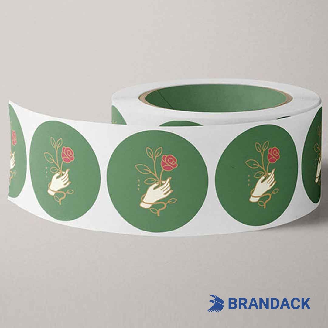 round sticker labels