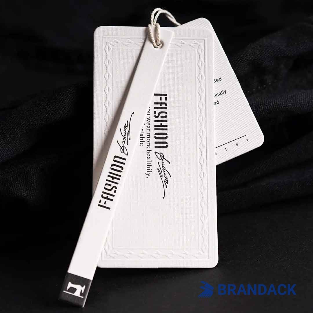 Clothing Hang Tags Custom with String | Bespoke Hang Tags for Clothing