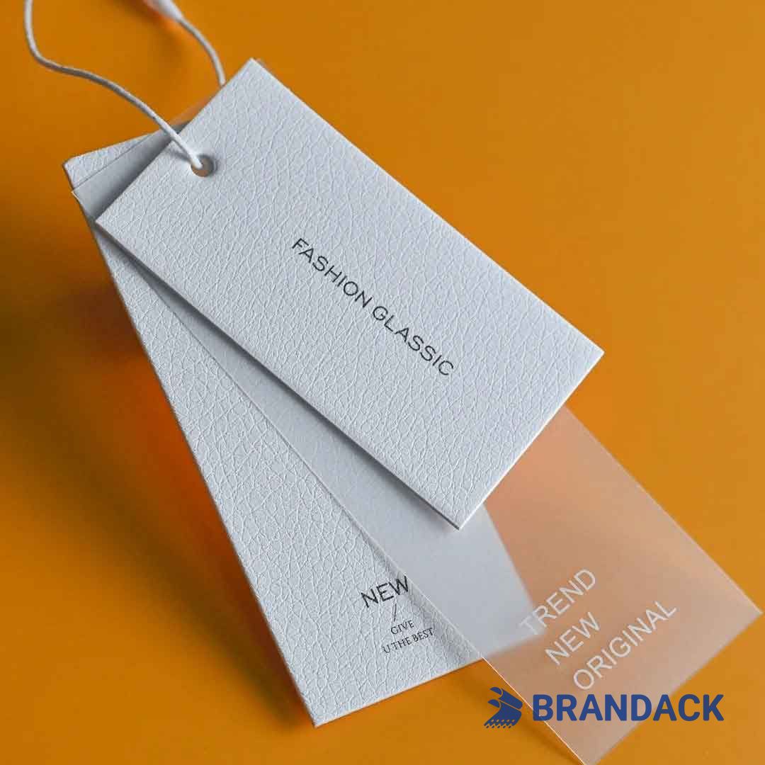 hang tags with logo