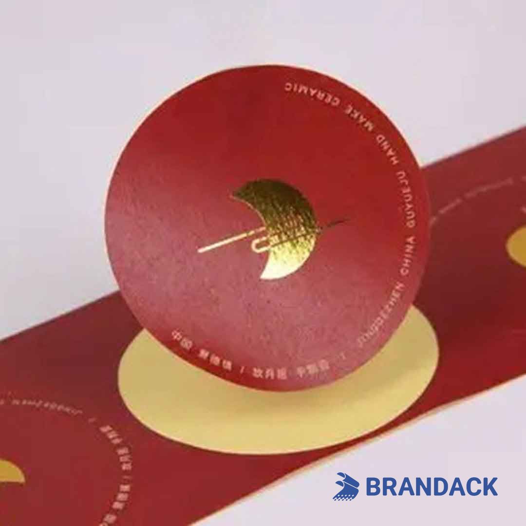 circular sticker labels