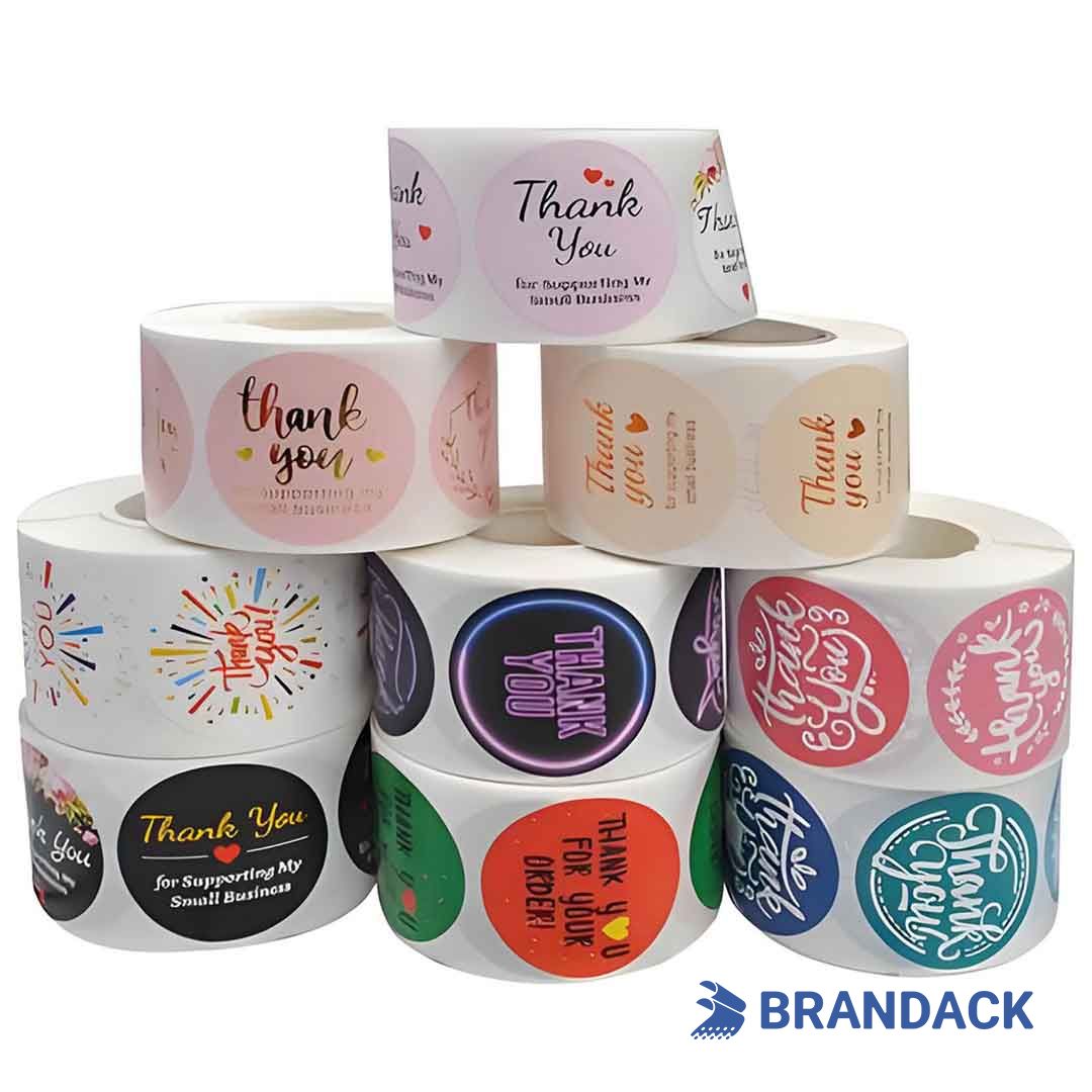 circle sticker labels