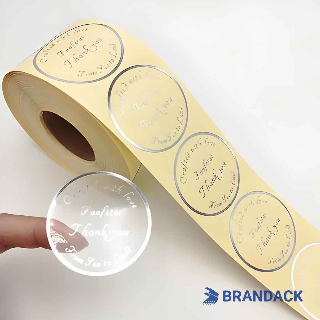 round self adhesive labels