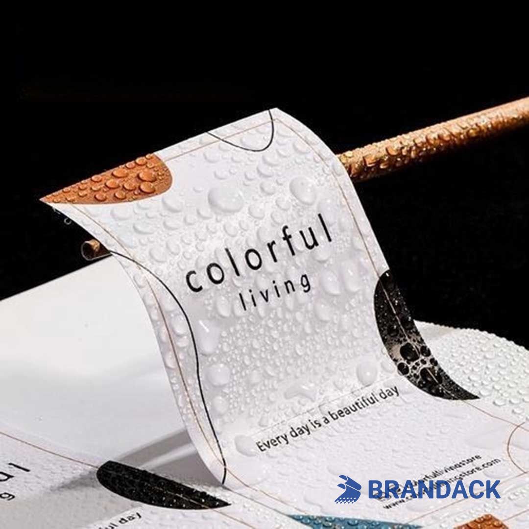 Custom Waterproof Sticky Labels | Water Resistant Clear Sticker Labels