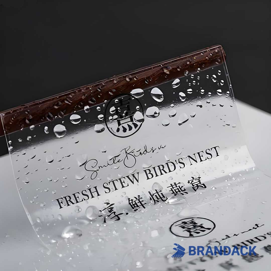 waterproof adhesive sticker labels