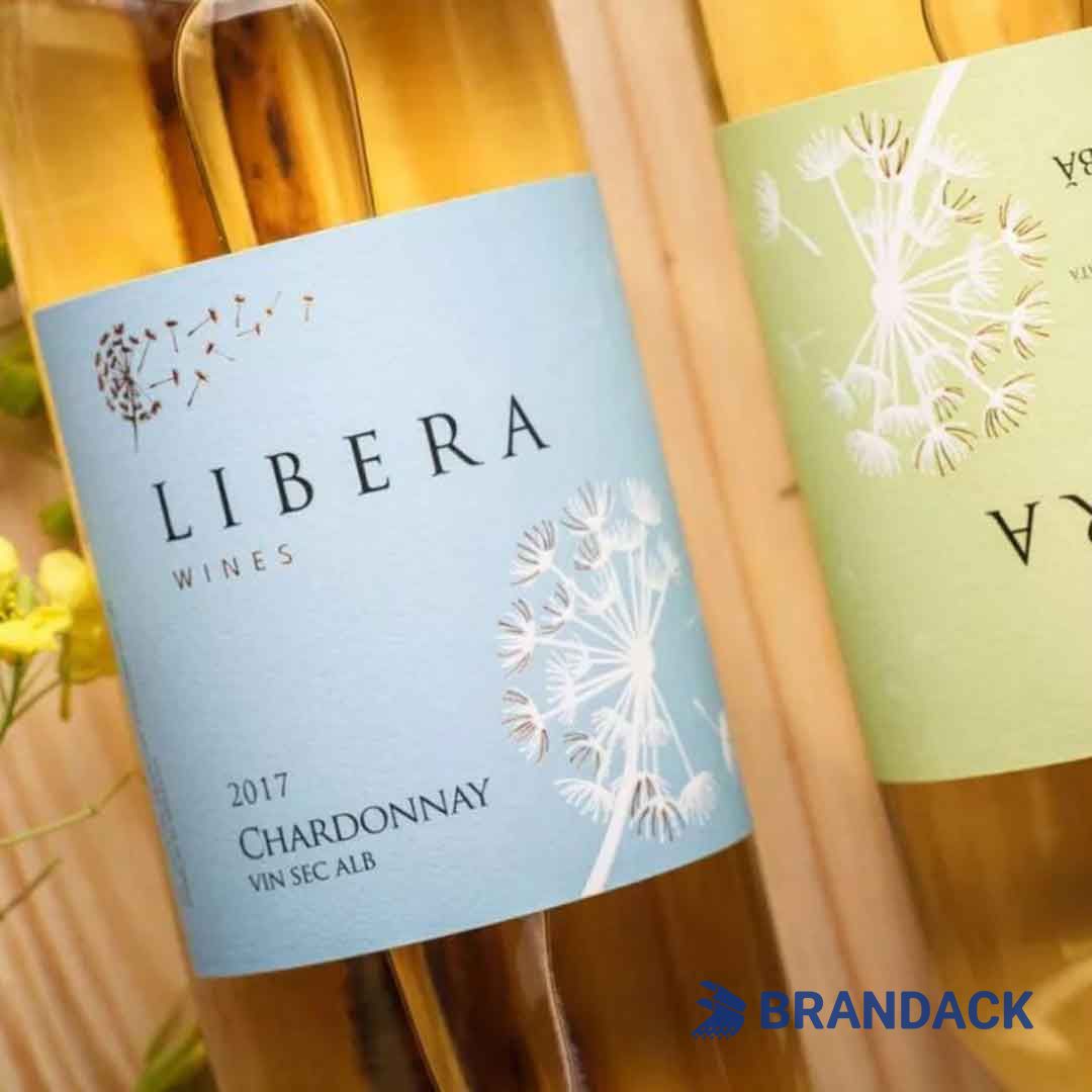 self adhesive wine labels