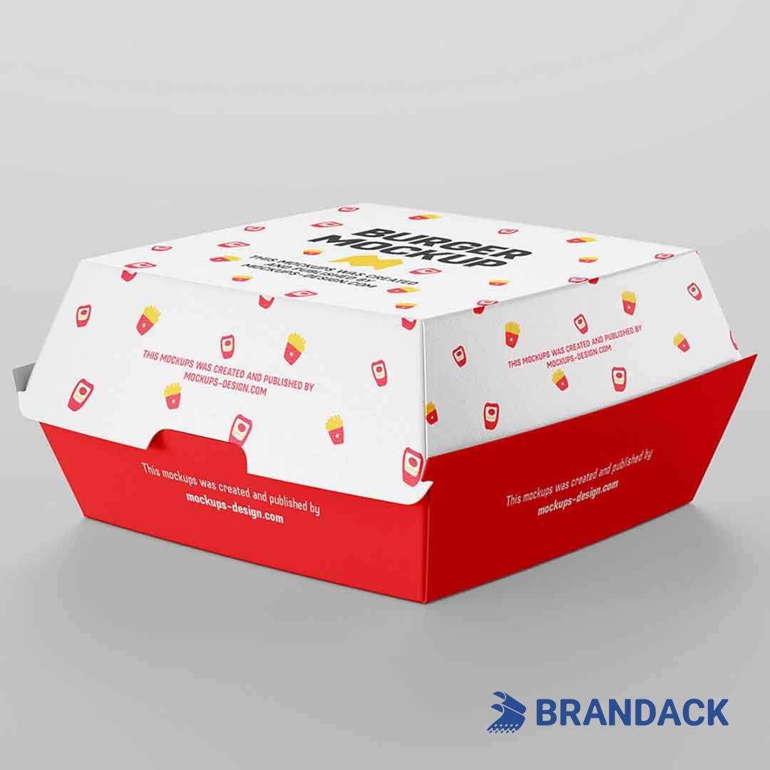 Custom Burger Boxes Packaging Supplier & Company with Design Service