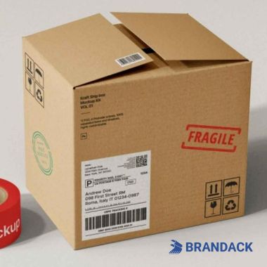 Custom Corrugated Shipping Boxes Printed with Logo