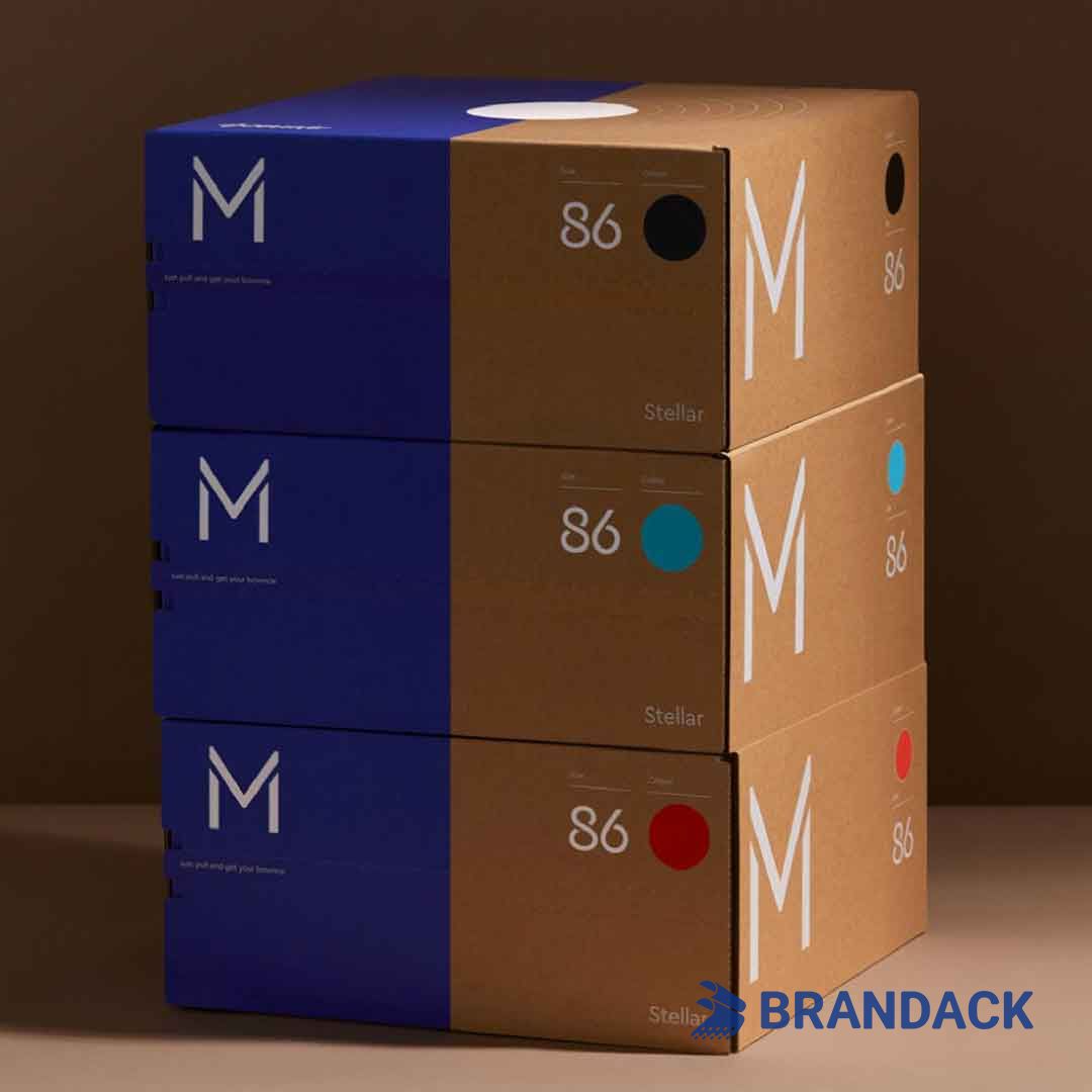 Customized Kraft Corrugated Gift Package Boxes with Design Service