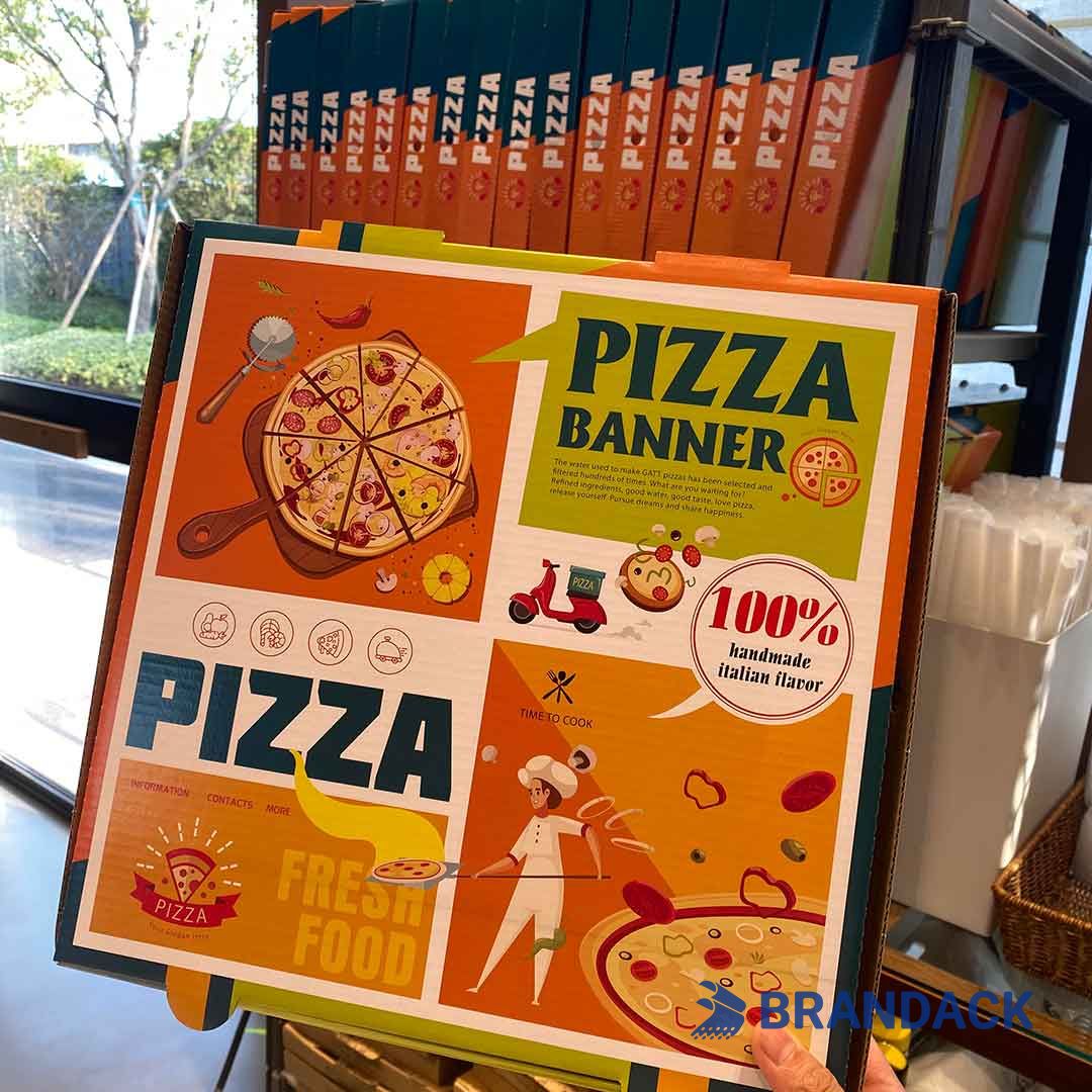 custom printed pizza boxes wholesale