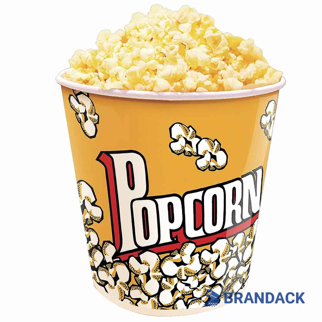 Personalized Popcorn Bucket Branded with Logo and Design Service