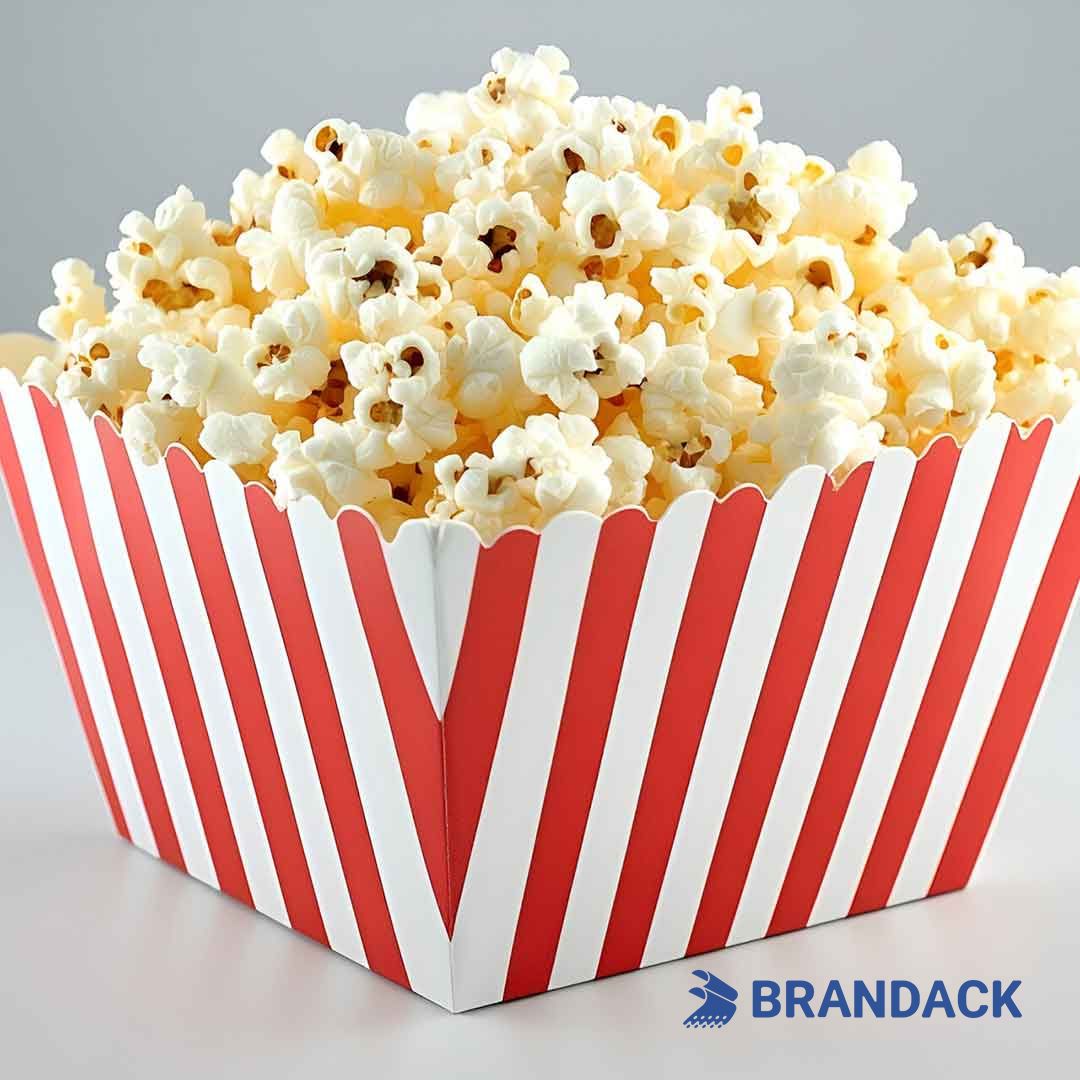 Custom Printed Popcorn Boxes Tailored to Brand for Cinemas