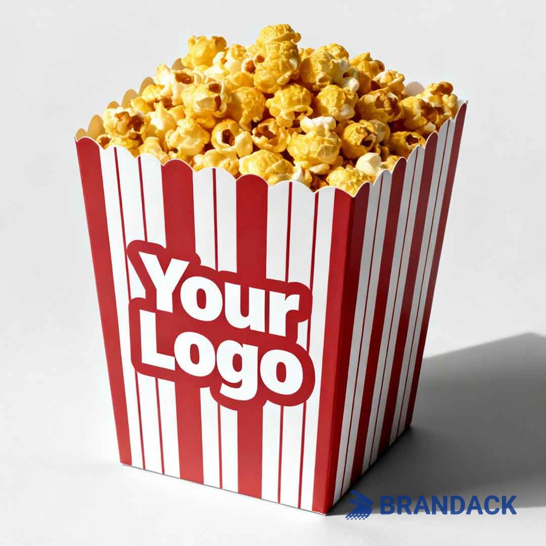 personalised popcorn packaging holder