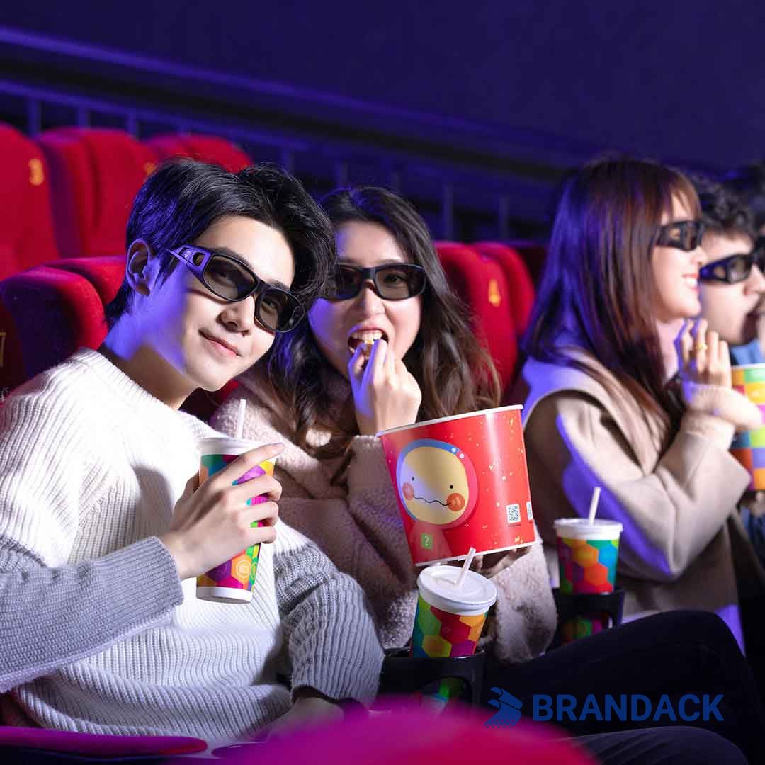personalised popcorn packaging holder