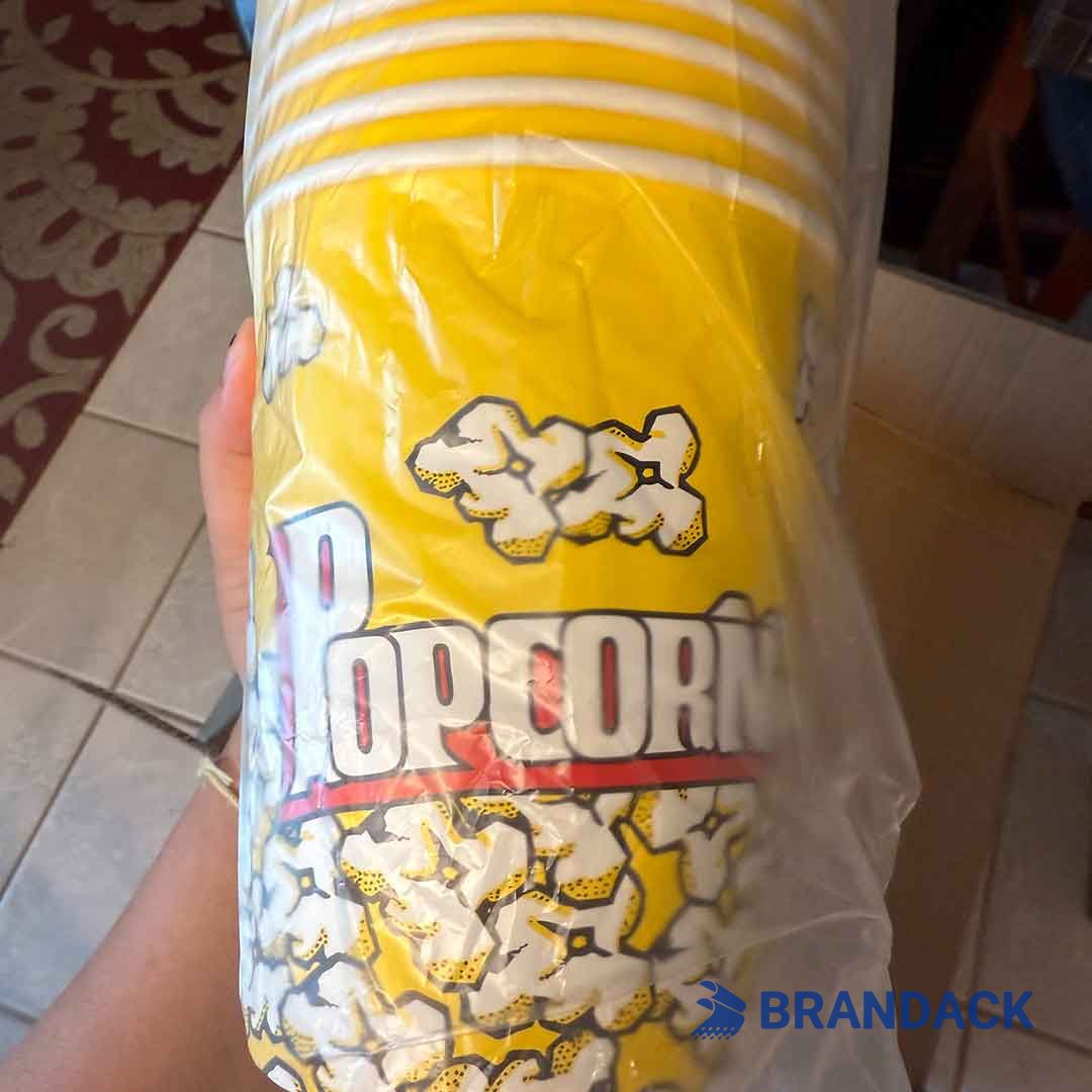 custom personalised popcorn tubs