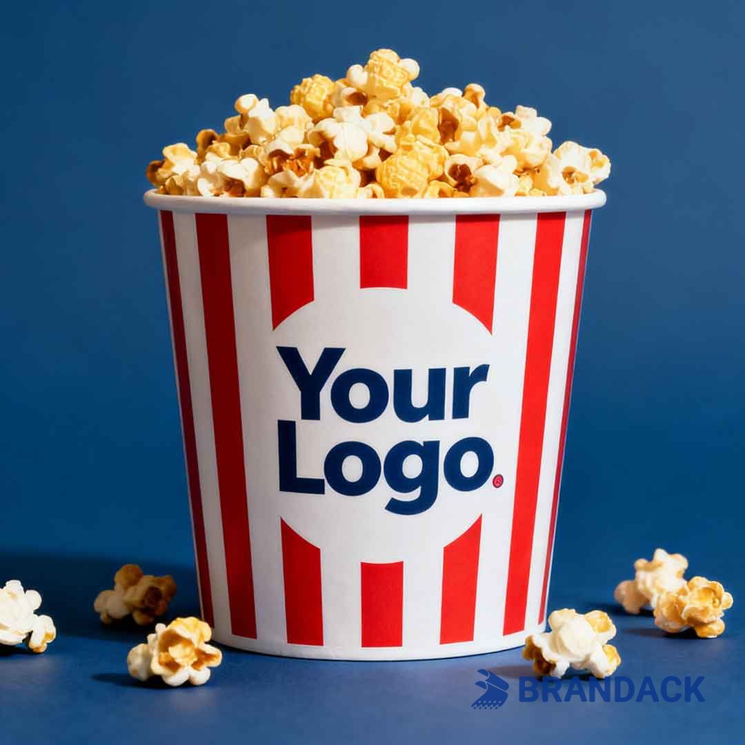 custom personalised popcorn tubs