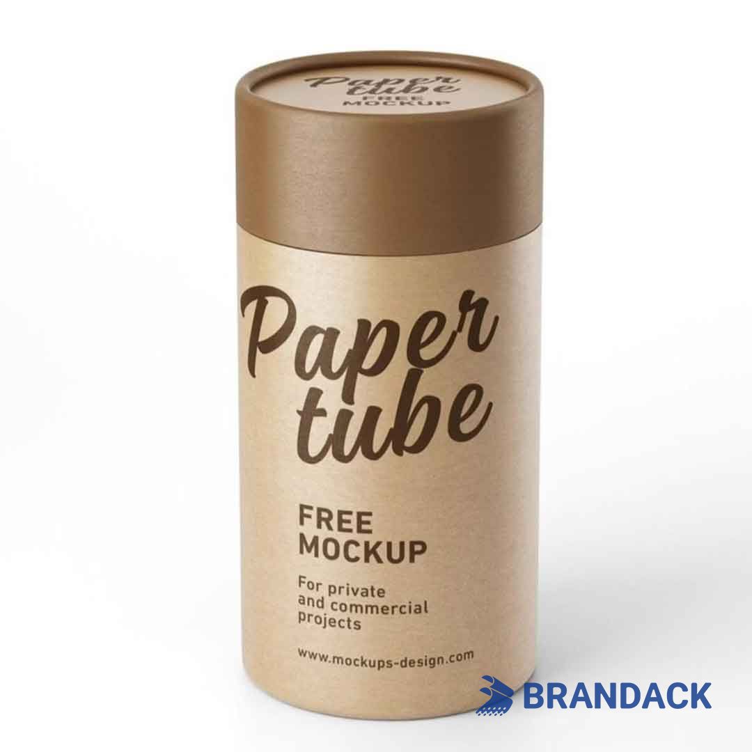 Kraft Paper Cylinder Tube Packaging for Shipping and Delivery