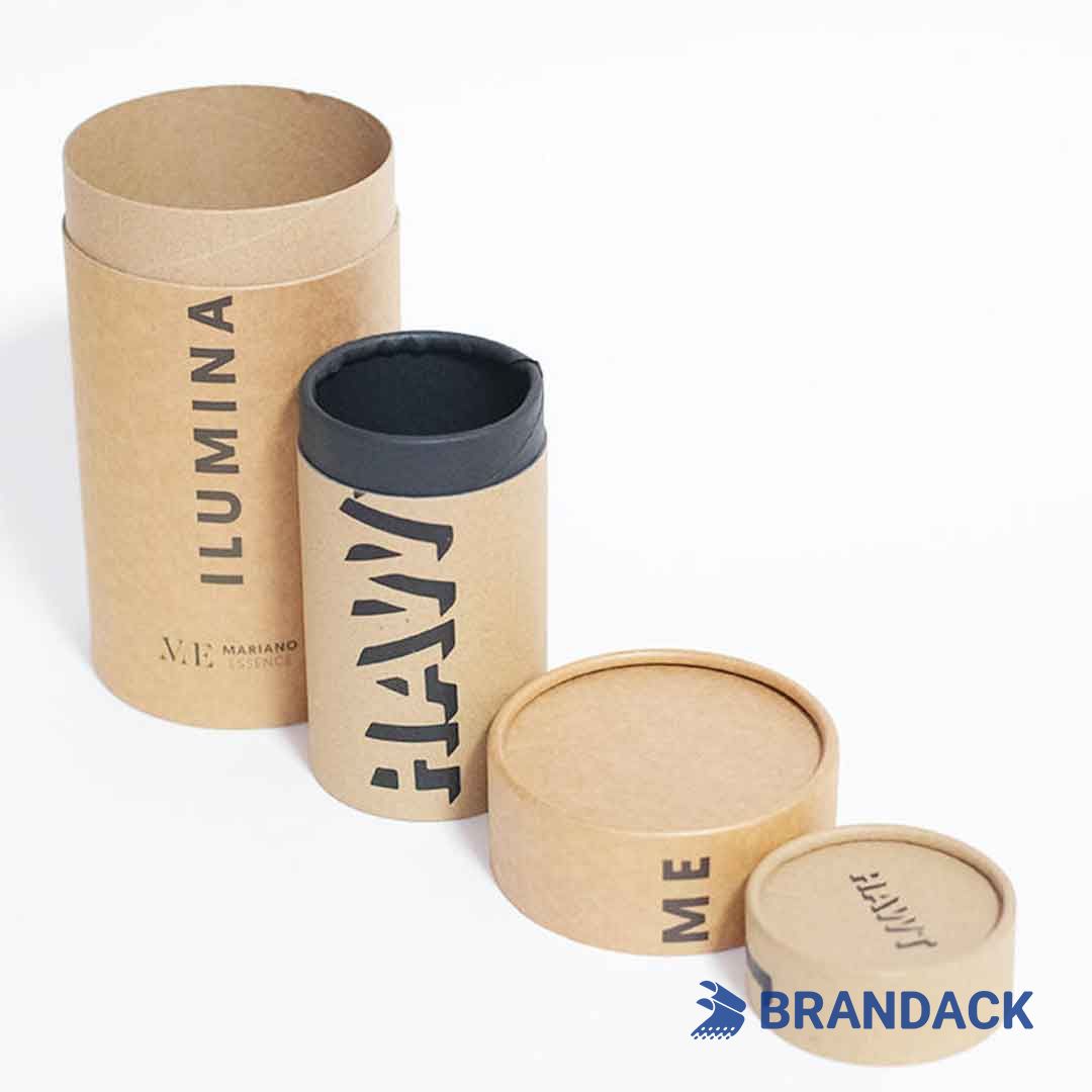 kraft cylinder paper packaging