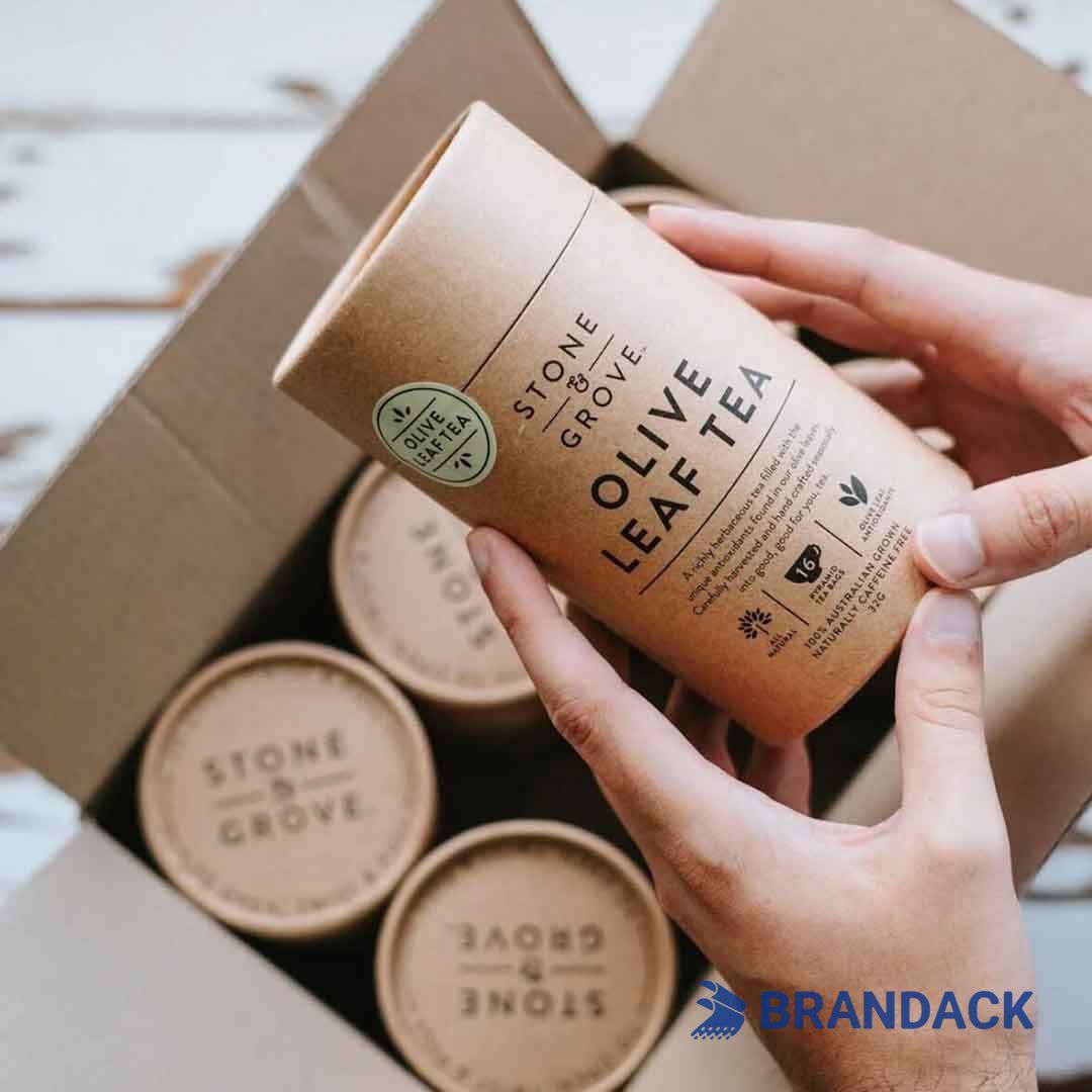 kraft cylinder paper packaging