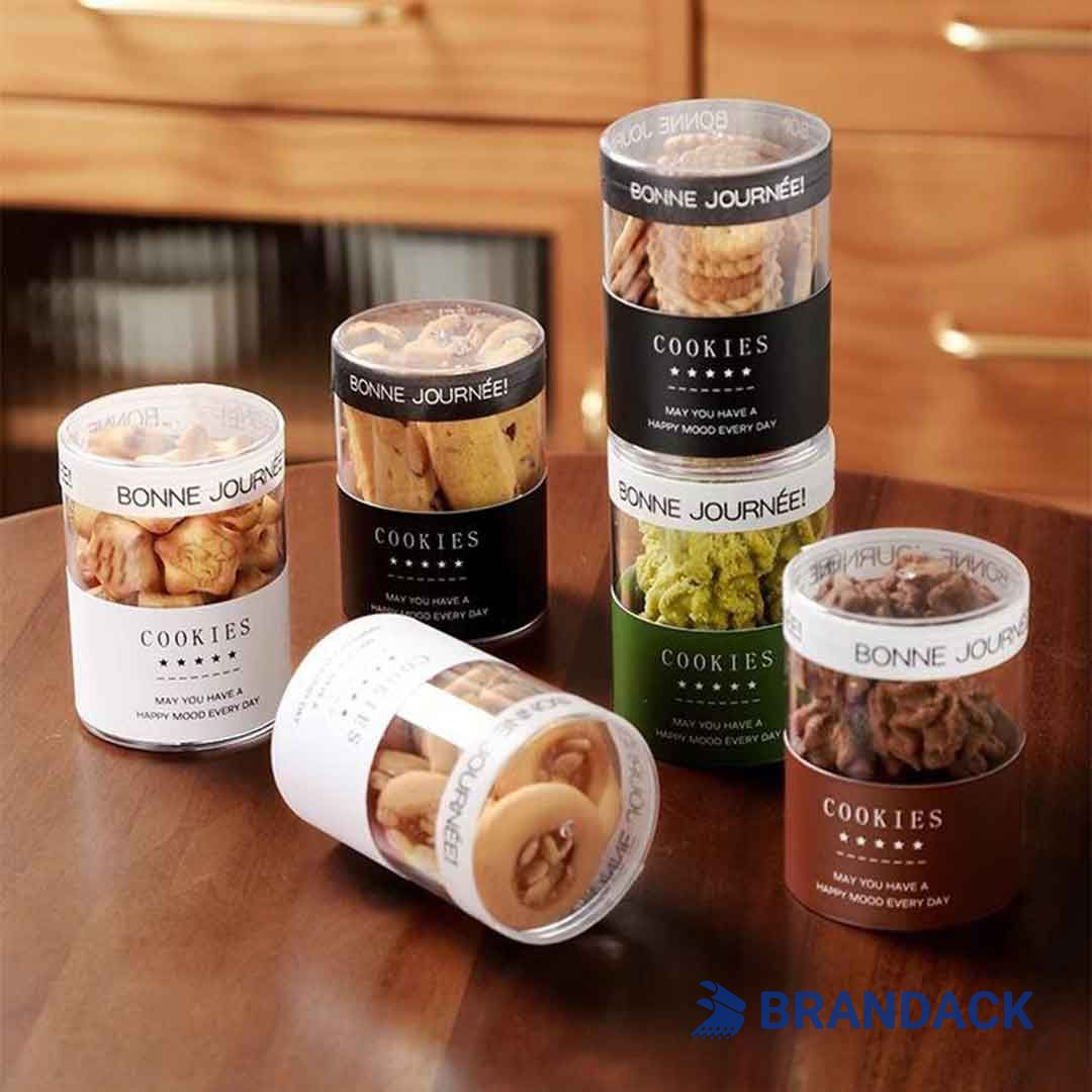 Cardboard Paper Tube Food Cylinder Packaging Tailored to Brand
