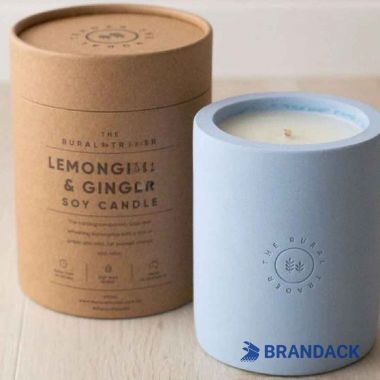 Kraft Paper Tube Candle Packaging Tailored to Your Brand