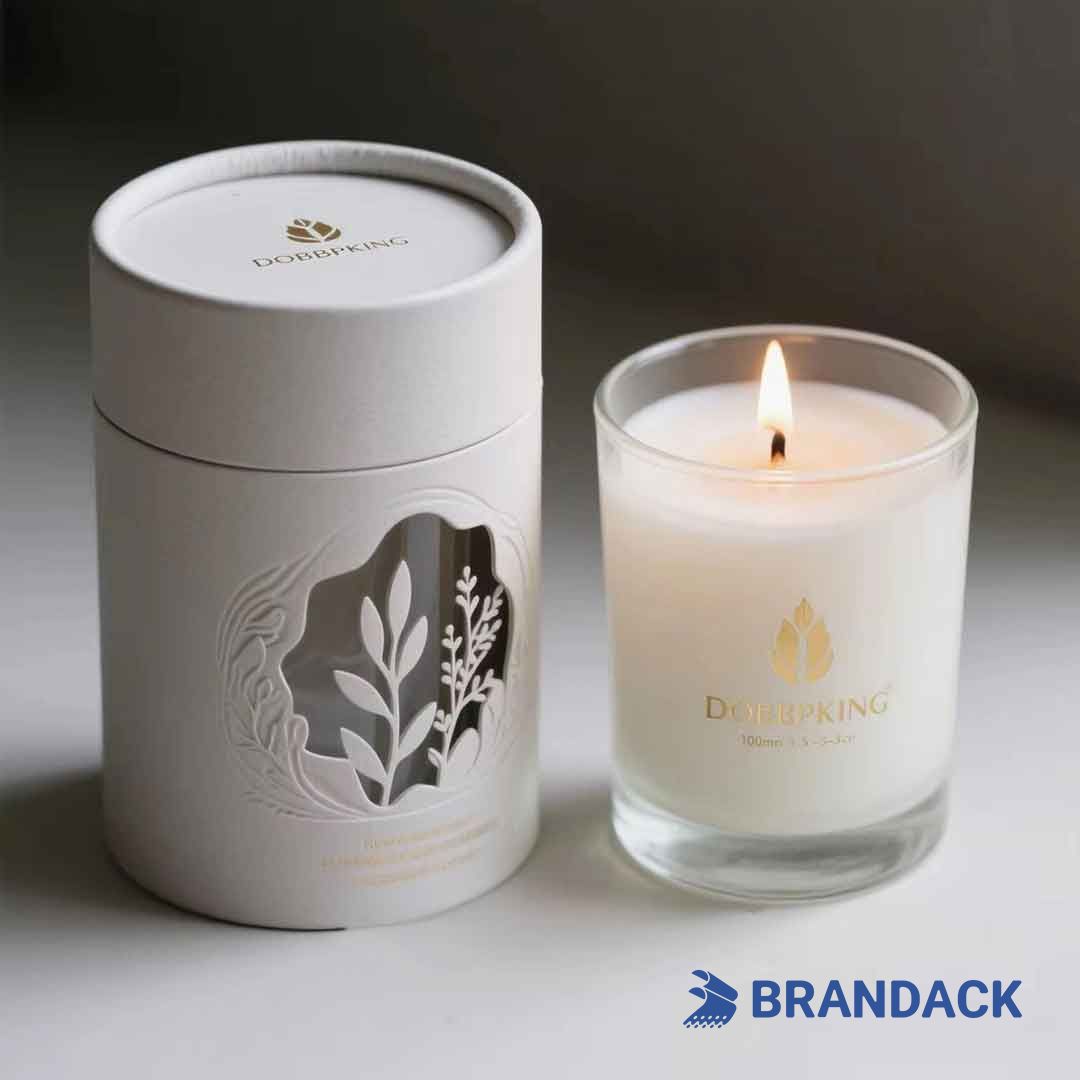 paper tube candle packaging