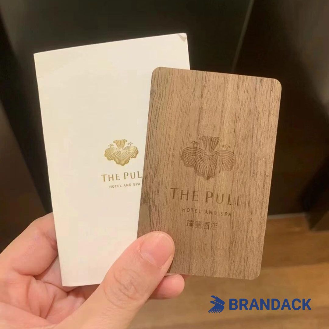 Luxury Hotel Room Key Card Design and UV Printing