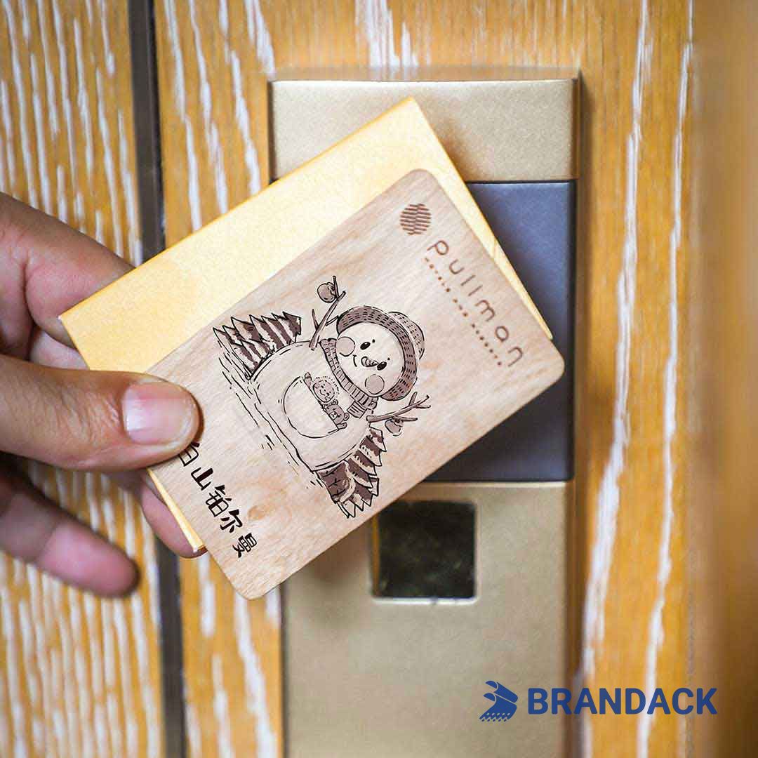 wooden rfid card