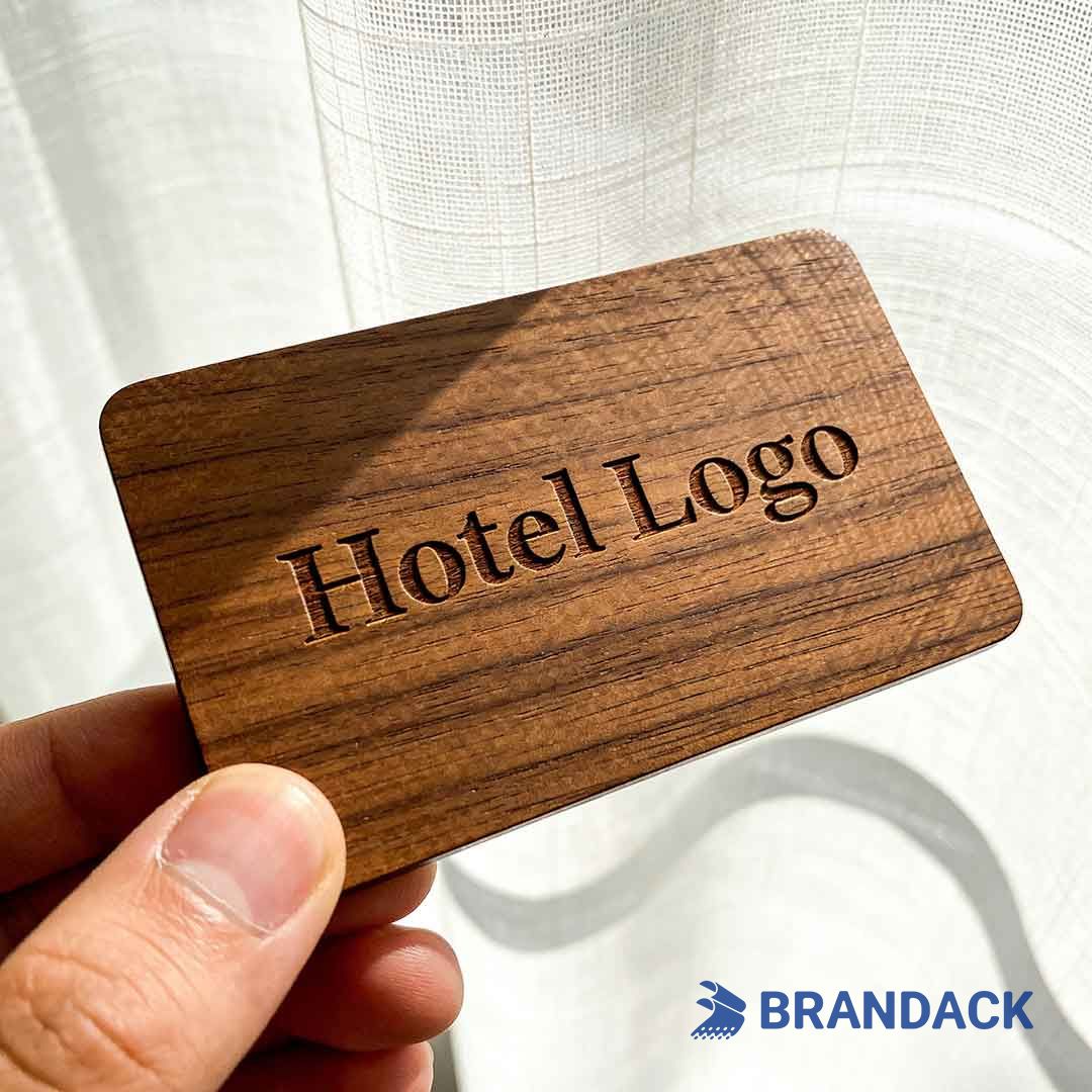 custom wooden rfid hotel key card printing service