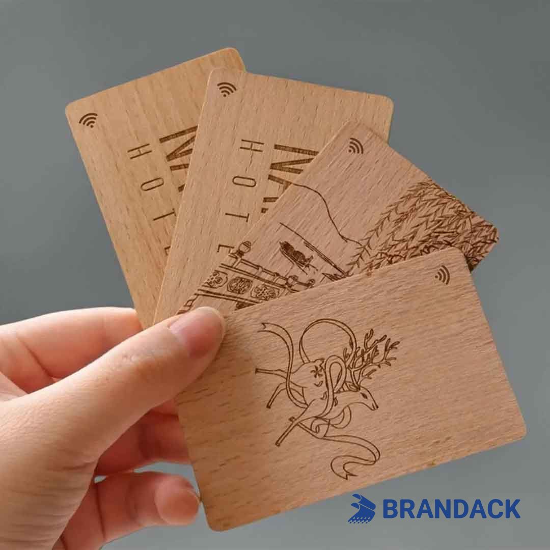 wooden rfid cards