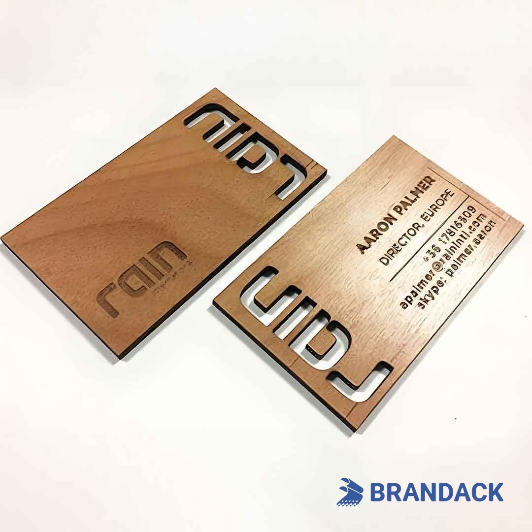 wood carving business cards