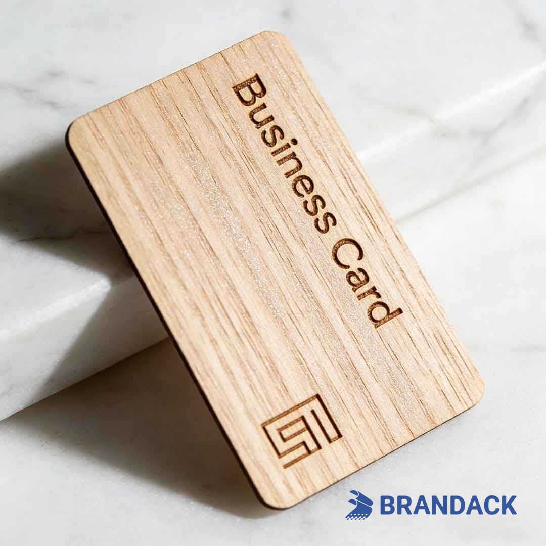 wooden business cards