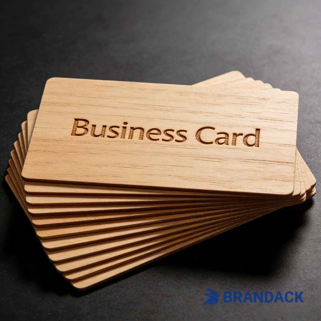 laser cut wooden business cards