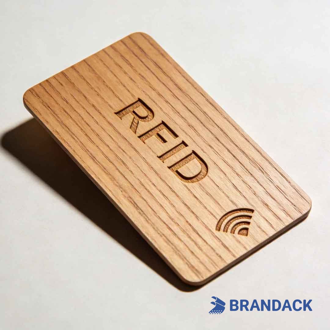 wooden engraved business cards
