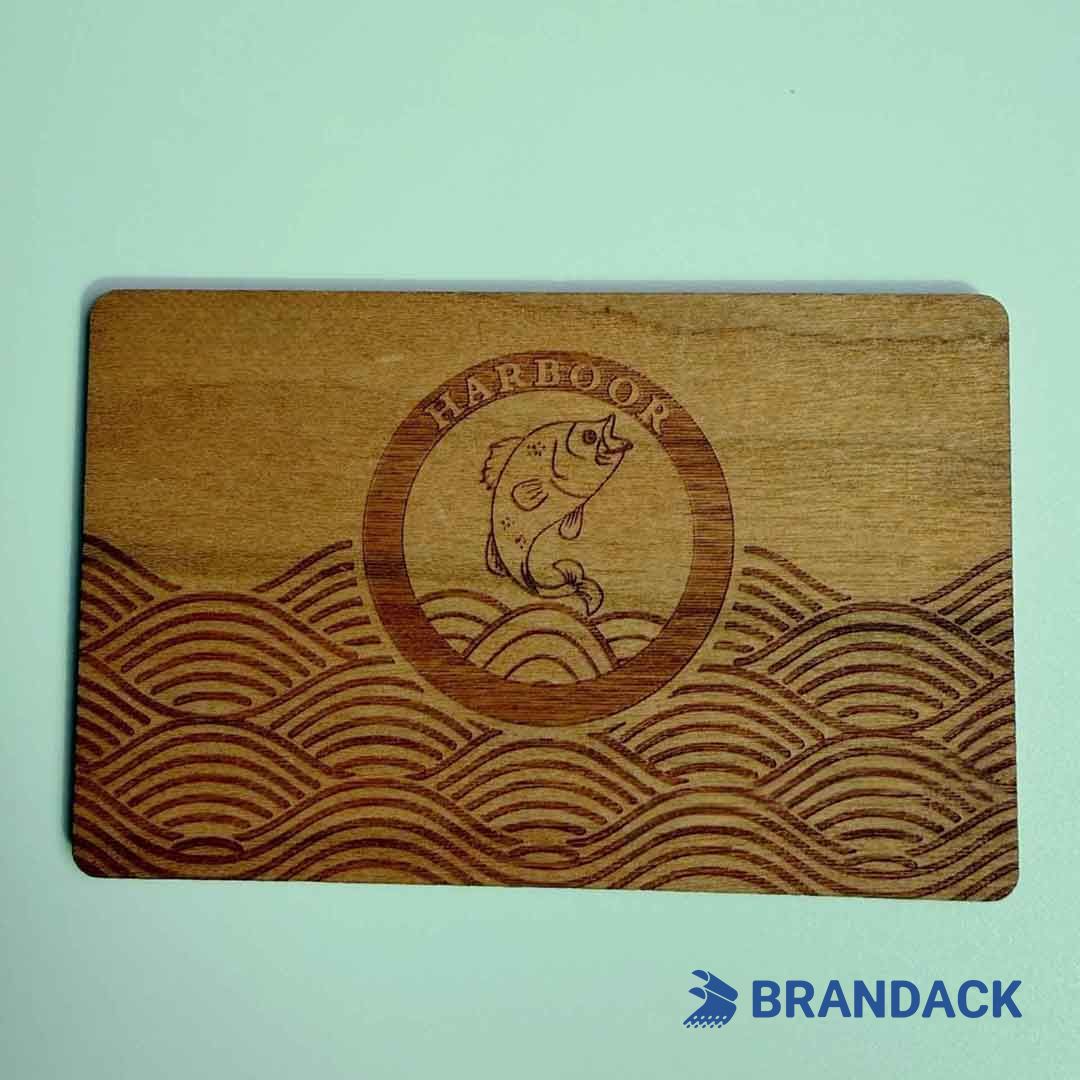 Luxury Woodworking Business Cards - Wood Veneer RFID Loyalty Cards
