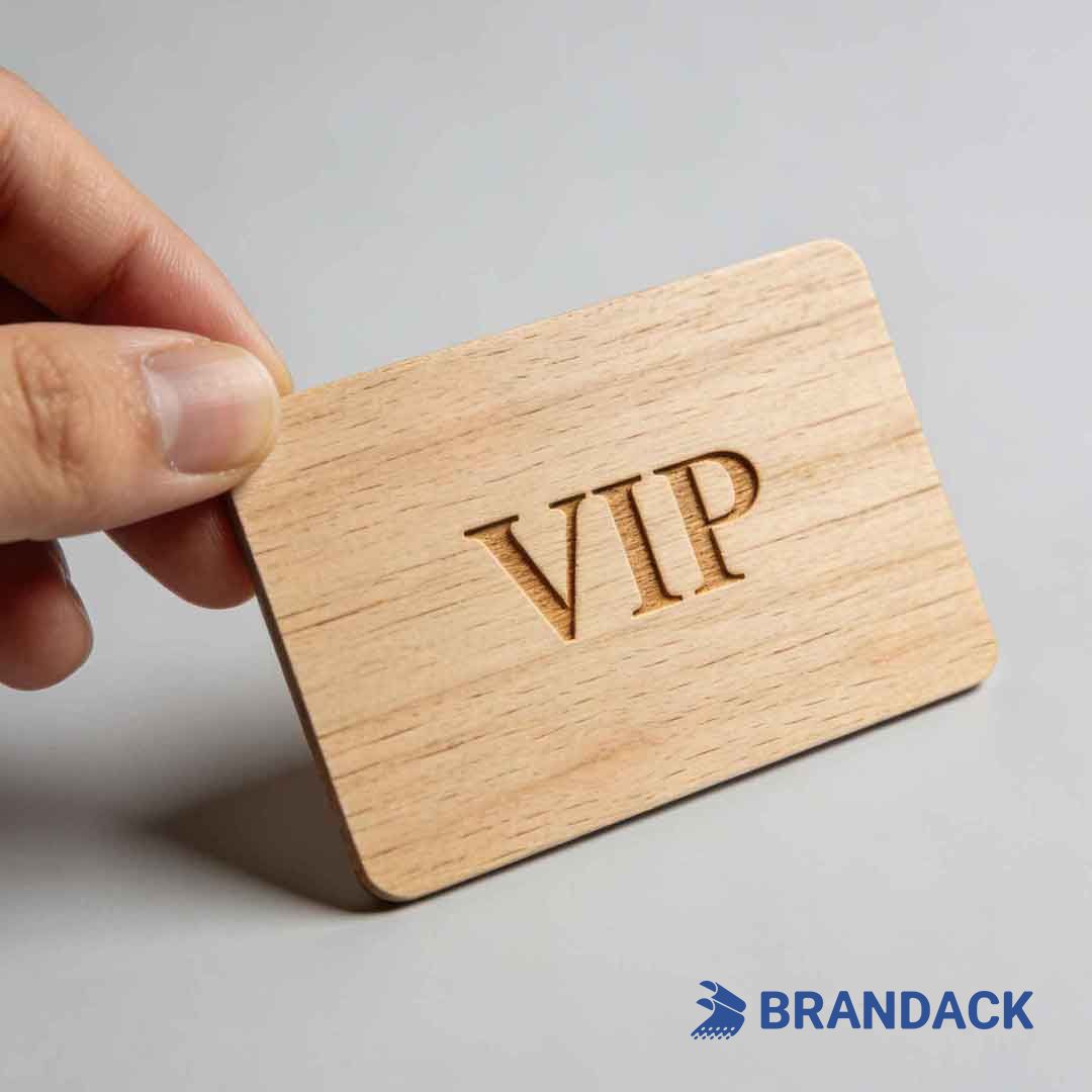 wood veneer business cards