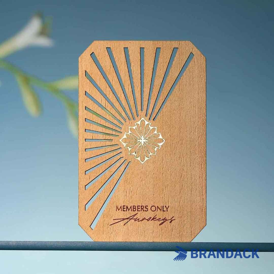 wood veneer business cards