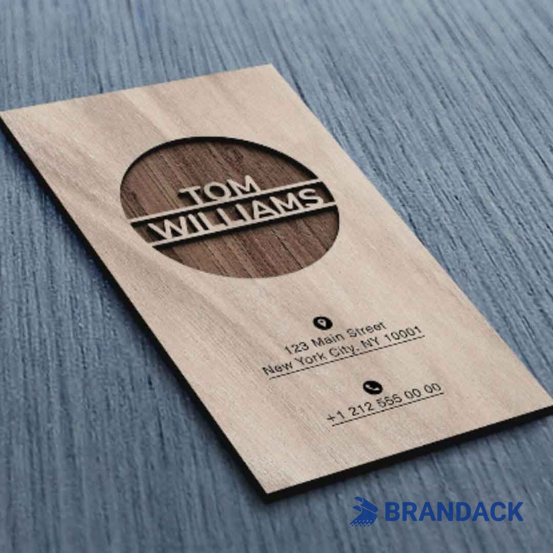 wood working business cards