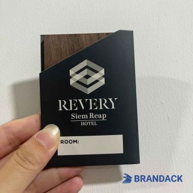 Custom Hotel Key Card Holder Printing with Design Service