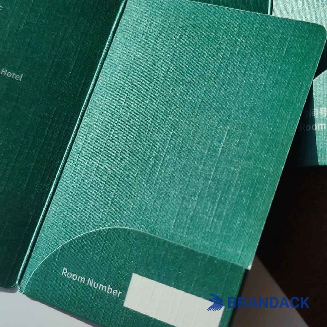 custom hotel key card sleeves