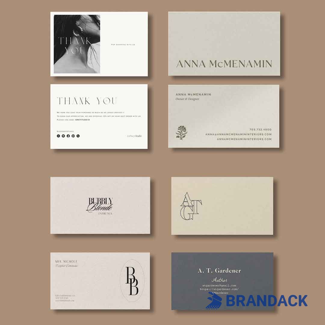 custom business cards with logo
