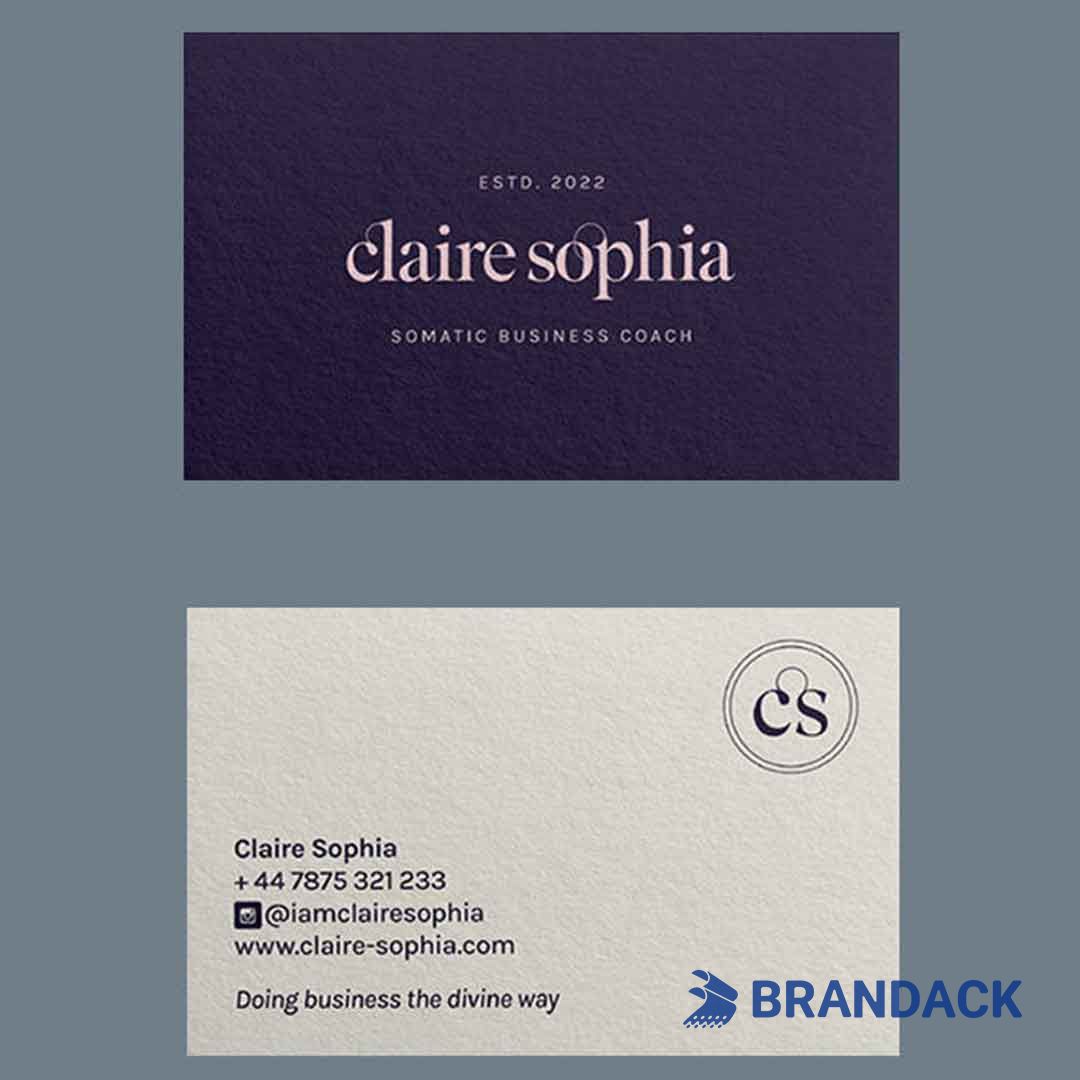 custom die cut business cards