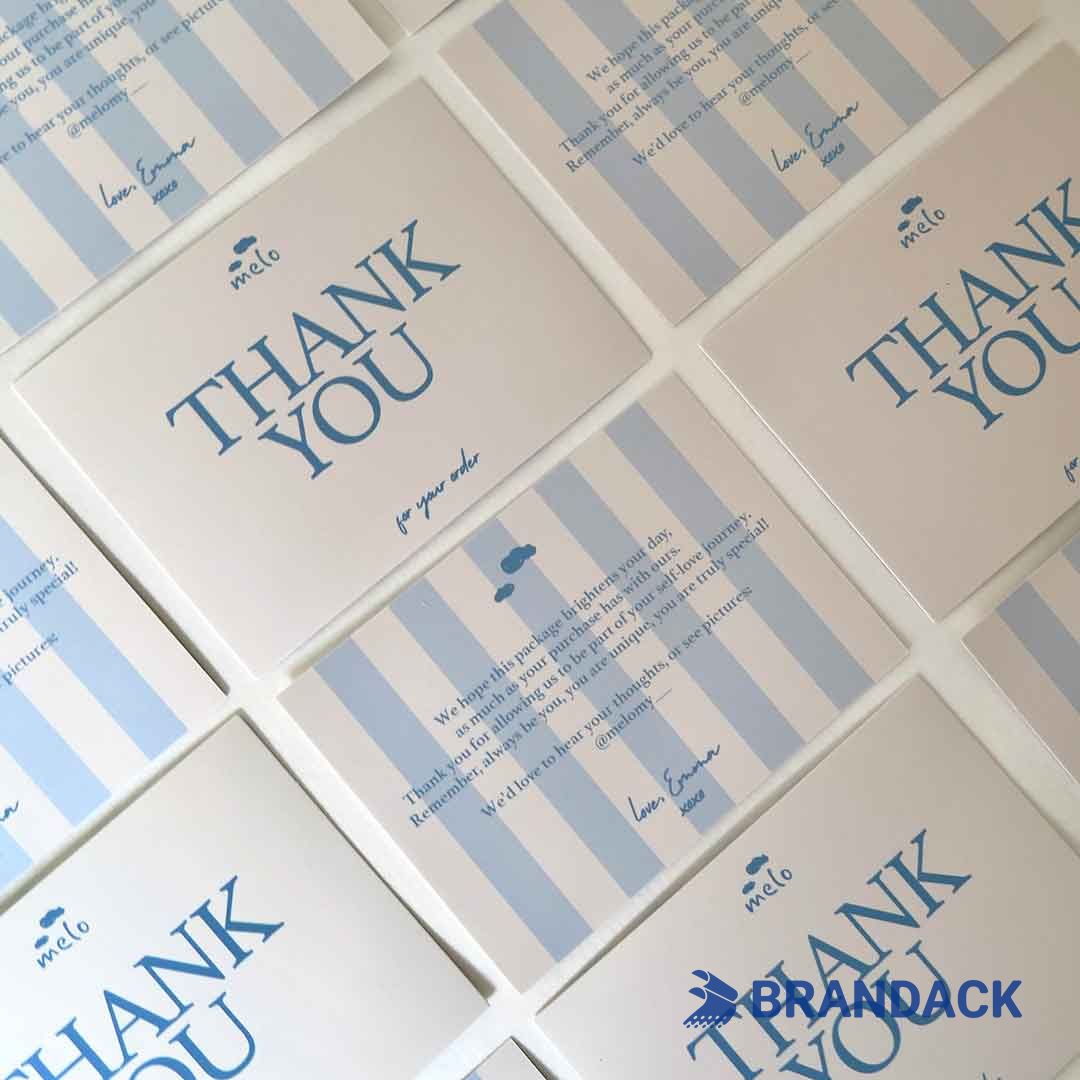 Custom Business Thank You Card