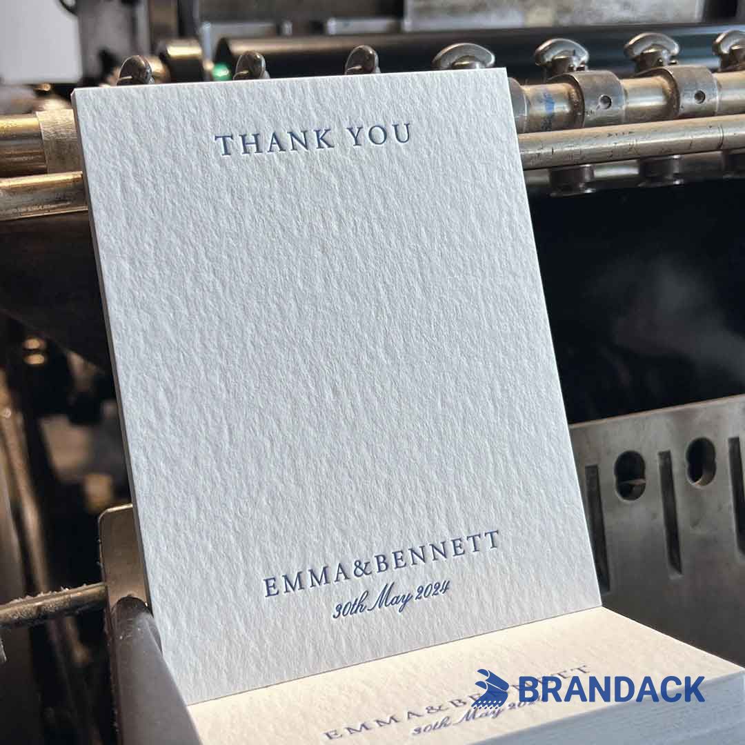 custom company thank you cards